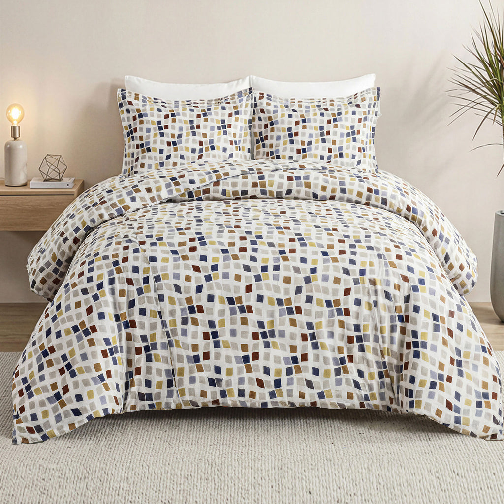 Emilia Luxury 100% Cotton  Printed Bedding Set – Soft, Breathable & Comfortable
