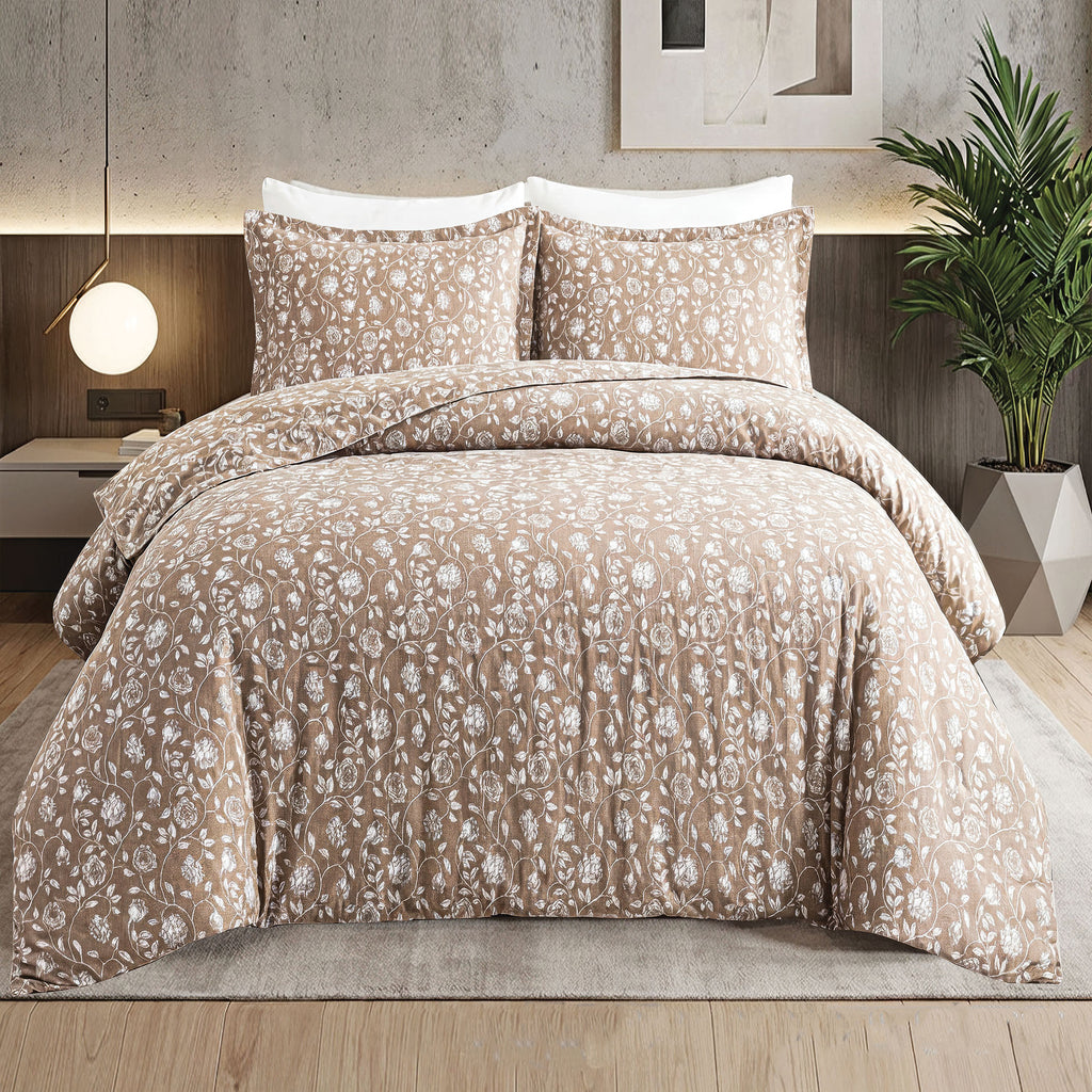 Julia Luxury 100% Cotton  Printed Bedding Set – Soft, Breathable & Comfortable