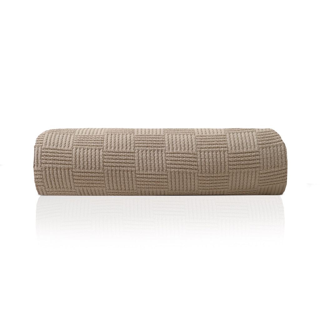 Egyptian cotton Leno throw blanket,ultra-soft & lightweight with an elegant woven design