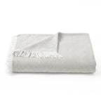Luxury Verona Woven Bed Coverlet with Fringe