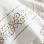 Andalus Luxury Duvet Cover Set – Complete 6-Piece Bedding Set.