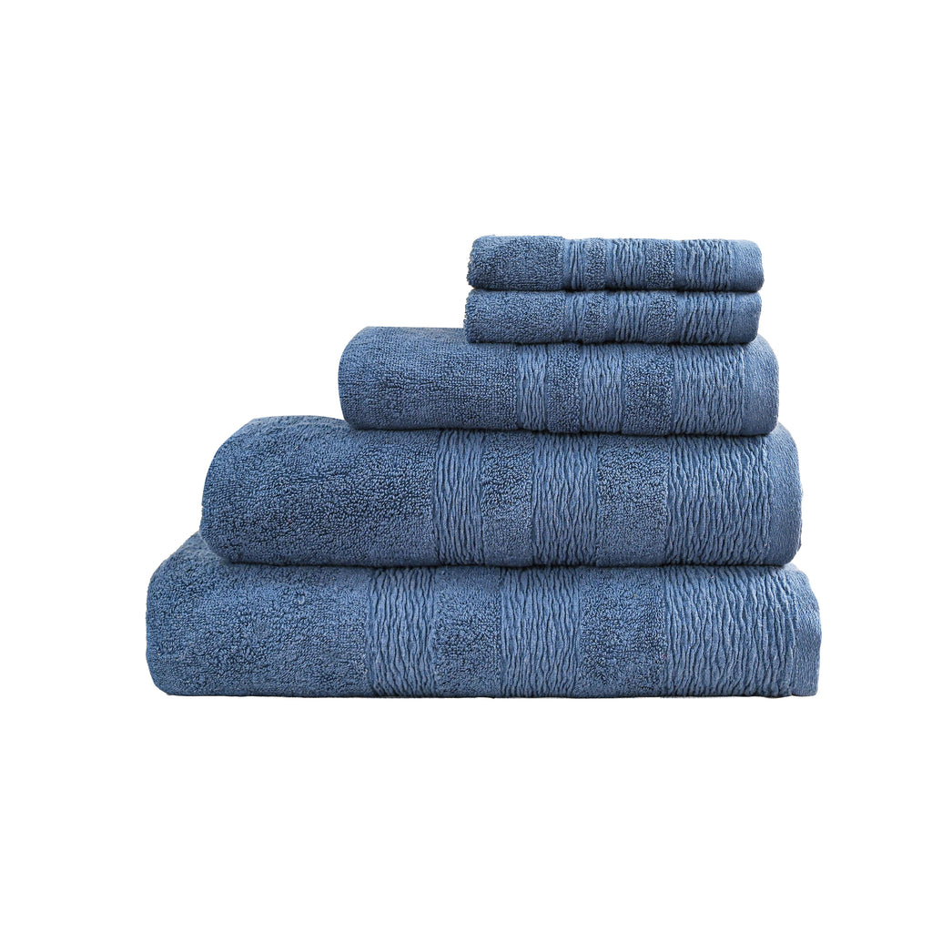 Kara Bath Towel Set, Pack of 5 Pieces , Ultra Soft and Highly Absorbent Towels