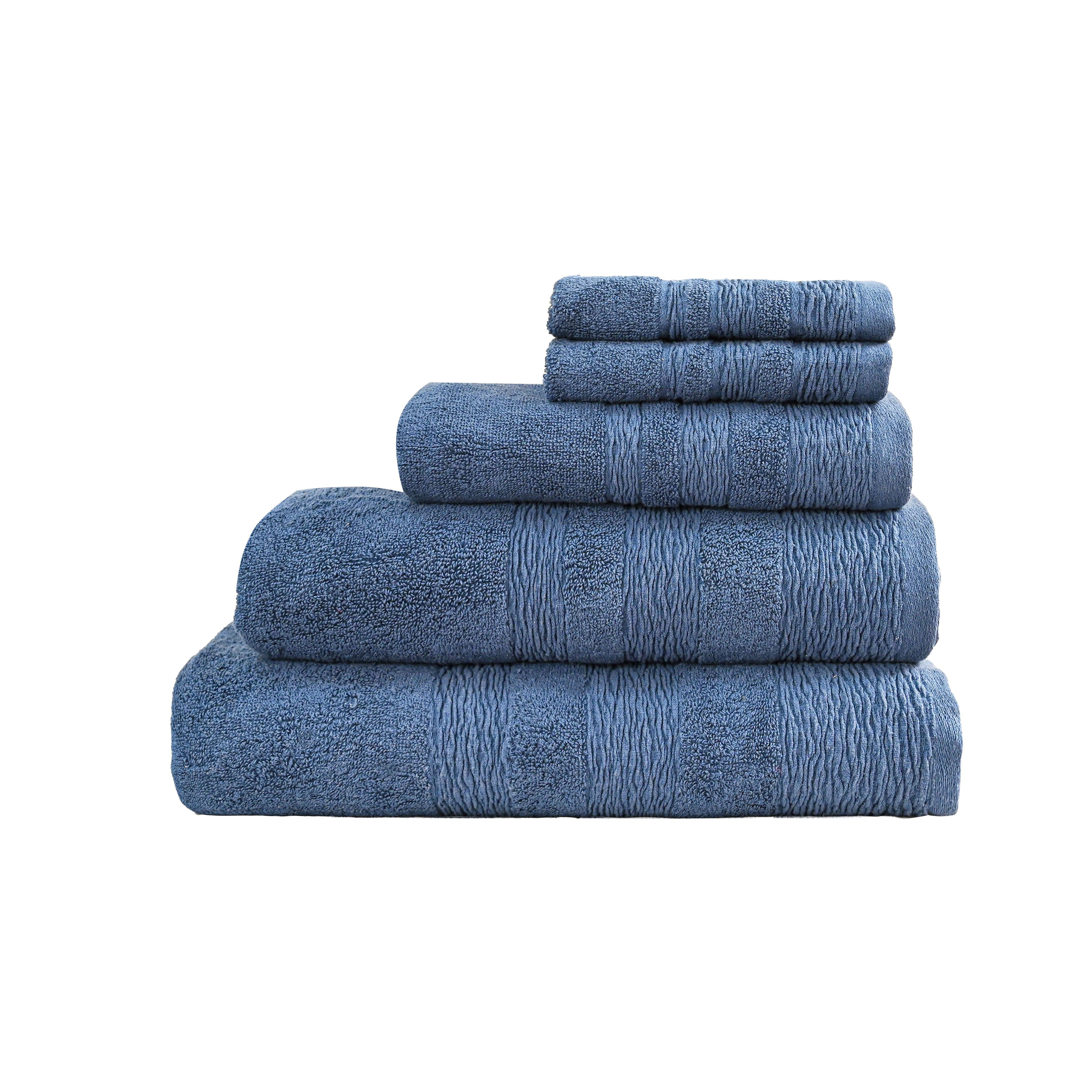 Kara Bath Towel Set, Pack of 5 Pieces , Ultra Soft and Highly Absorbent Towels