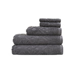 Andalus Bath Towel Set, Pack of 5 Pieces , Ultra Soft and Highly Absorbent Towels.