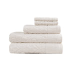 Andalus Bath Towel Set, Pack of 5 Pieces , Ultra Soft and Highly Absorbent Towels.