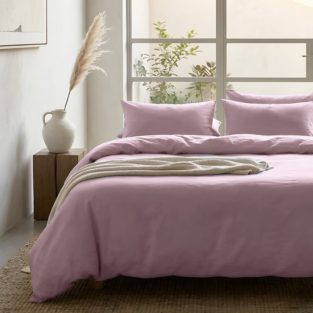 200 TC Luxury Plain Duvet Cover set –Soft, Breathable & Durable, Hotel-Inspired Comfort