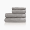 Aura Bath Towel Set, Pack of 4 Pieces , Ultra Soft and Highly Absorbent Towels,(Silver)