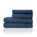 Truffle Premium Quality Cotton Bath Towel Set, Pack of 4 Pieces (Different Sizes)