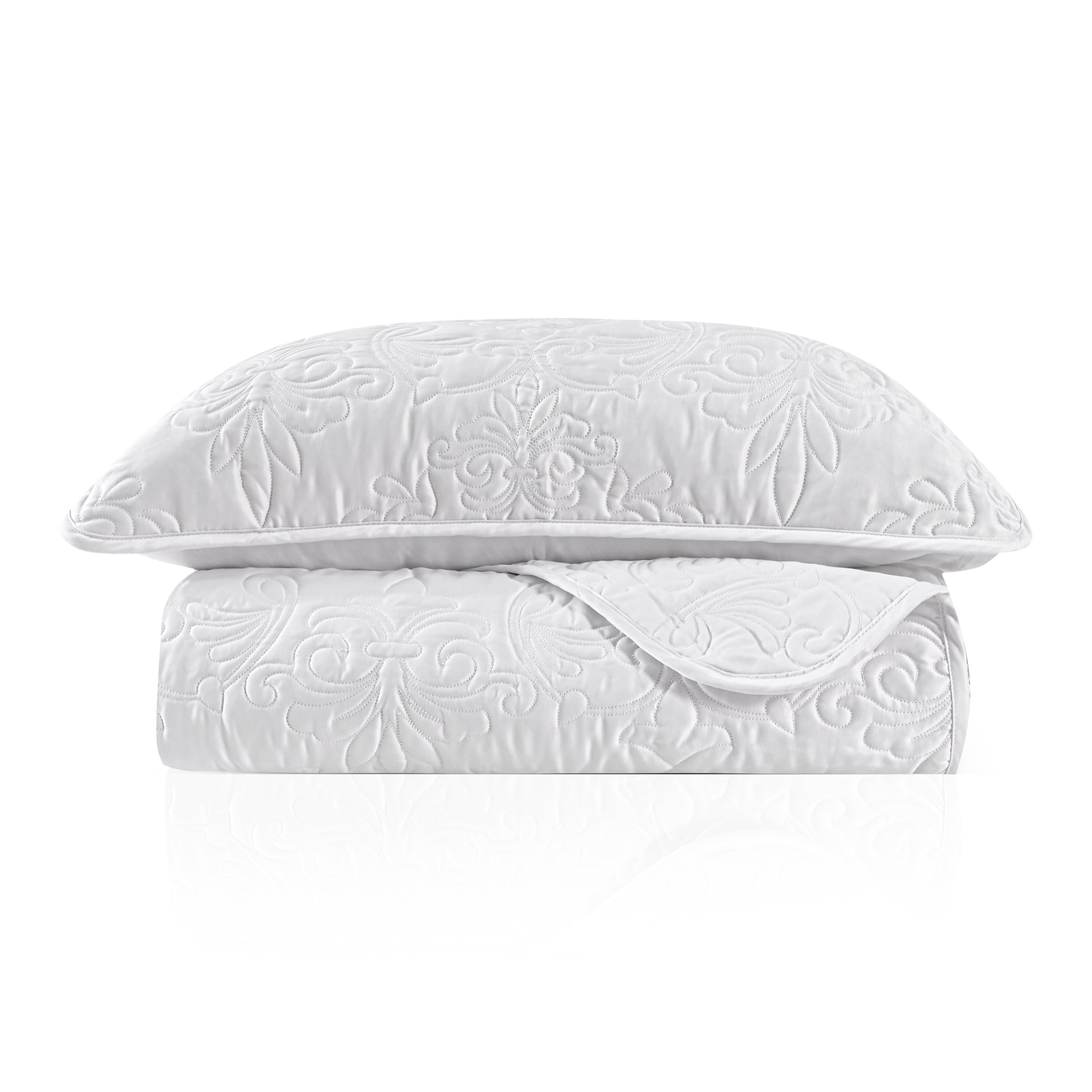 300 TC Satin Royal quilt set with 2 Pillow cases Light, Soft & Breathable