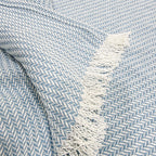 Luxury Verona Woven Bed Coverlet with Fringe