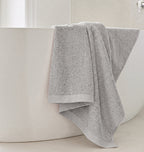 Aura Bath Towel Set, Pack of 4 Pieces , Ultra Soft and Highly Absorbent Towels,(Silver)