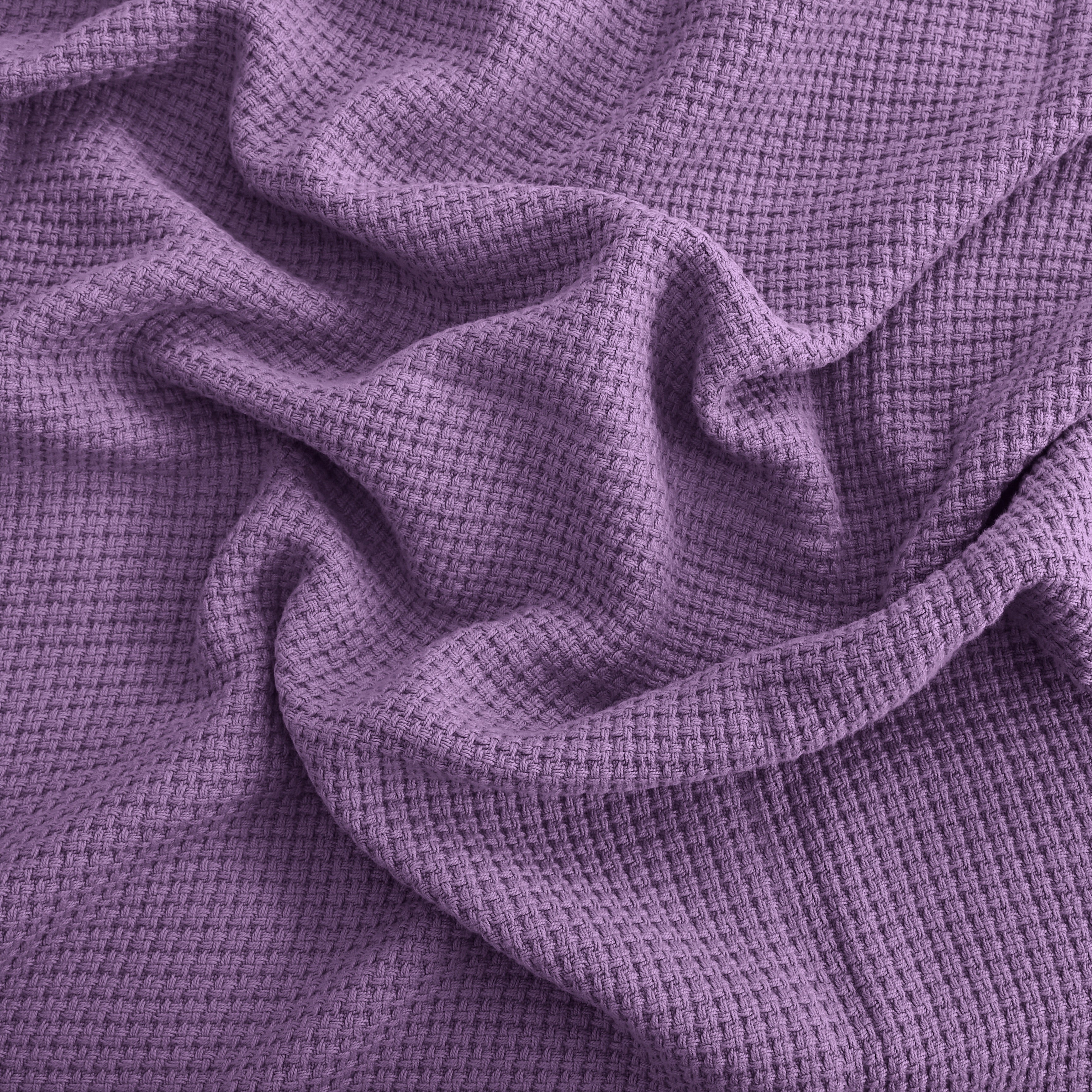 Egyptian cotton Milano throw blanket,ultra-soft & lightweight with an elegant woven design ,king size 255x225 cm ,Burghandi Color