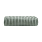 Egyptian cotton Waffle throw blanket,ultra-soft & lightweight with an elegant woven design ,king size 255x225 cm ,Mint green  Color