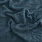 Egyptian cotton Milano throw blanket,ultra-soft & lightweight with an elegant woven design ,king size 255x225 cm ,Teal Color
