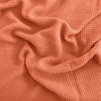 Egyptian cotton Milano throw blanket,ultra-soft & lightweight with an elegant woven design ,king size 255x225 cm ,Havan Color