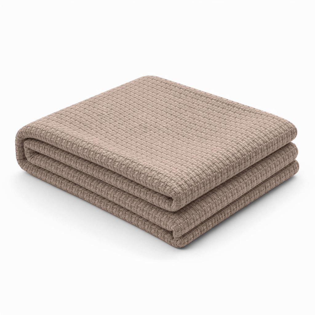 Egyptian cotton Milano throw blanket,ultra-soft & lightweight with an elegant woven design