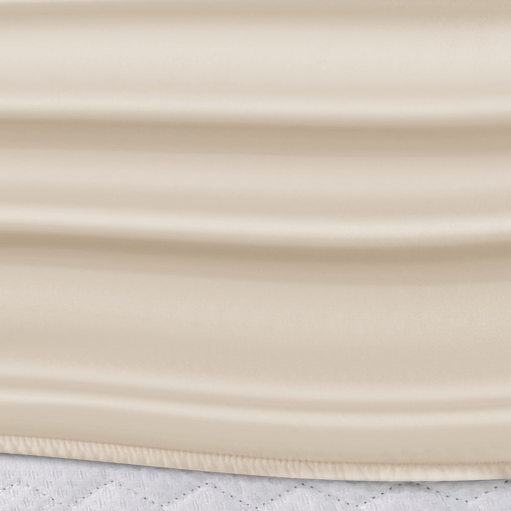 Luxury 300 TC 100% Cotton Fitted Sheet Set, Soft & Breathable Bed Sheets, Deep Pocket Fitted Sheet with Pillowcases