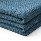 Egyptian cotton Milano throw blanket,ultra-soft & lightweight with an elegant woven design ,king size 255x225 cm ,Teal Color