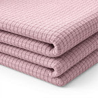 Egyptian cotton Milano throw blanket,ultra-soft & lightweight with an elegant woven design ,king size 255x225 cm ,Rose Color