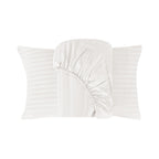Luxury 500TC Stripes 100% Cotton Fitted Sheet Set, Soft & Breathable Bed Sheets, Deep Pocket Fitted Sheet with Pillowcases (Copy)