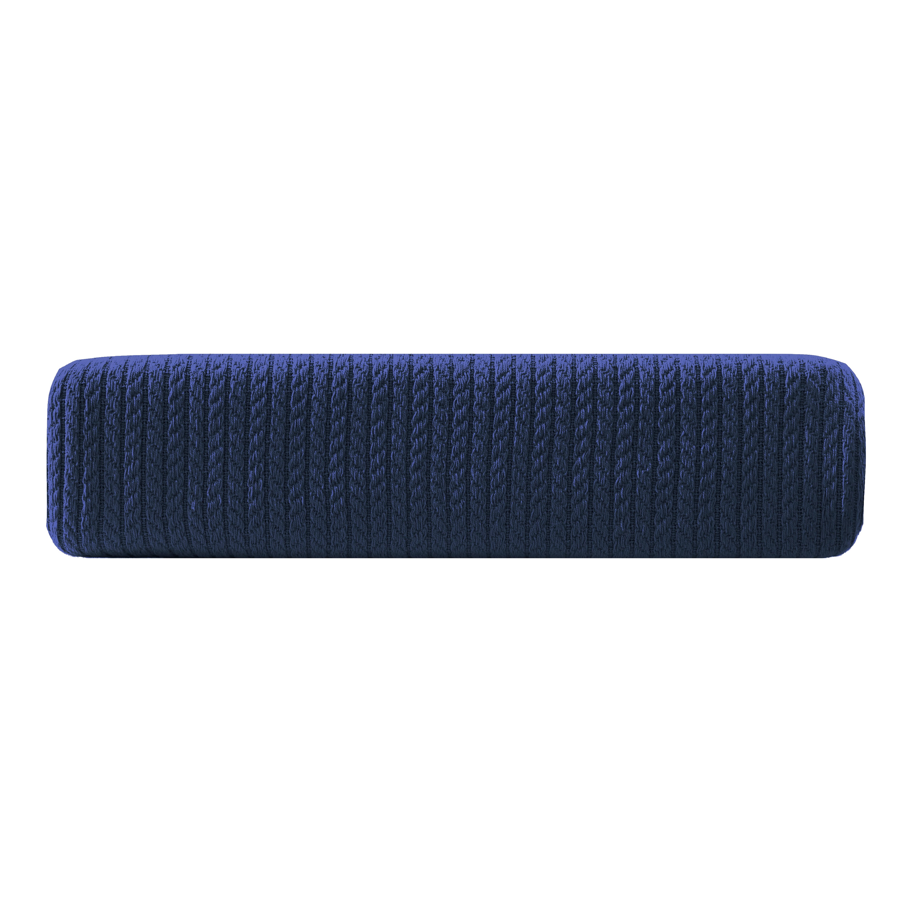 Premium Egyptian Cotton Orchid Throw Blanket Navy Blue color