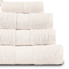 Basic Bath Towel Set, Pack of 5 Pieces  Highly Absorbent , Ideal for Hotel, Spa and Everyday Bathroom Use (Off White)