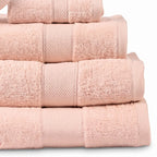 Basic Bath Towel Set, Pack of 5 Pieces  Highly Absorbent , Ideal for Hotel, Spa and Everyday Bathroom Use.