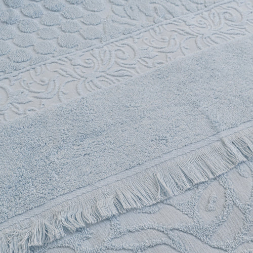 Premium Quality Cotton Bath Towel Set, Pack of 3 Pieces (Different Sizes), Ribbed Design Ultra Soft and Highly Absorbent Towels, Ideal for Hotel, Spa and Everyday Bathroom Use (Grey)