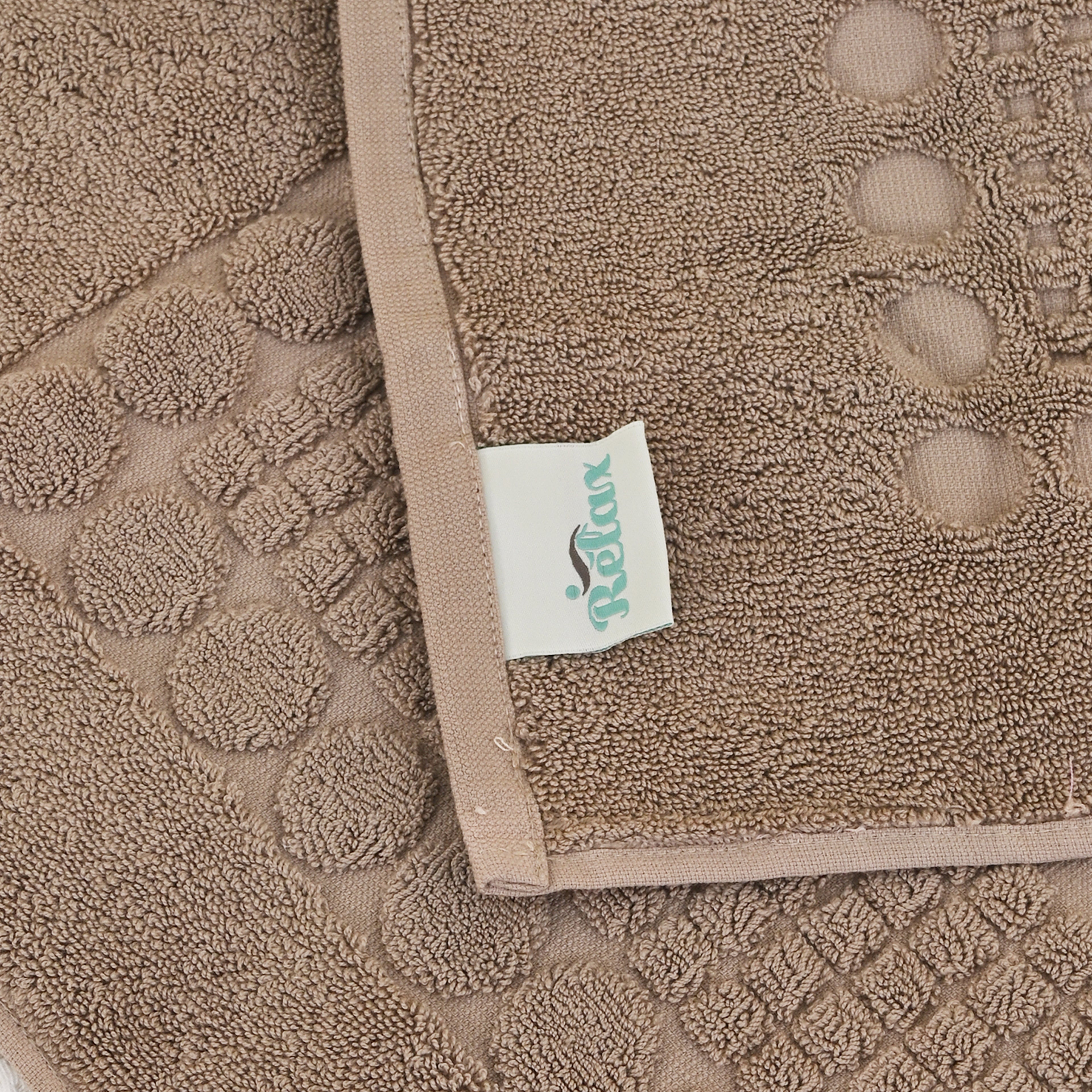 Bath Mat Made from 100% Premium Cotton – Ultra Soft & Highly Absorbent, Fast Quick-Dry, Café Color, Large Size 51 × 75 cm