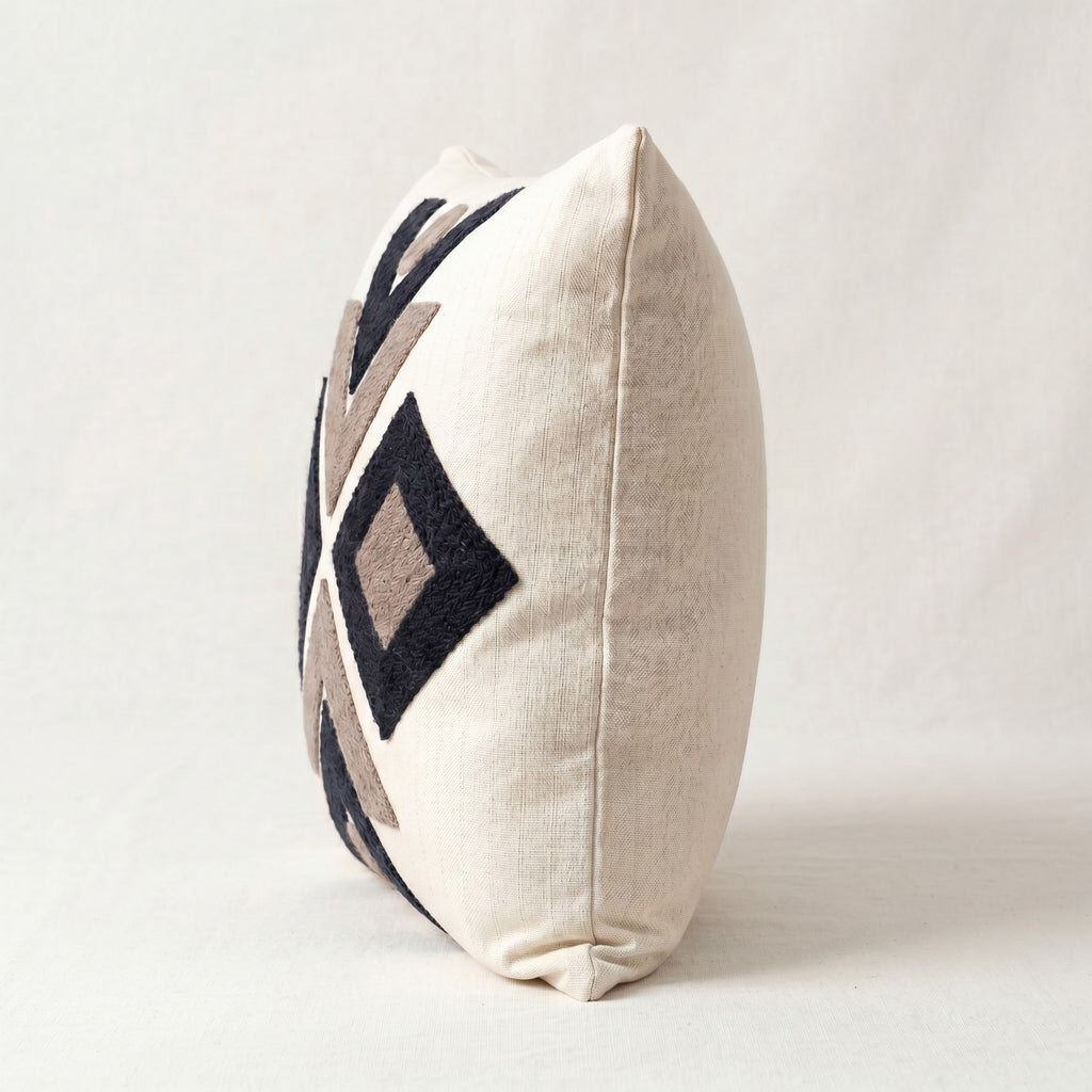 Sand stone Cushion with Filling Included | Premium Cotton Decorative pillow for Sofa,outdoor& Living Room