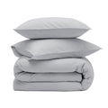 Luxury Plain Duvet Cover set –Soft, Breathable & Durable, Hotel-Inspired Comfort (Grey)