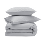 Luxury Plain Duvet Cover set –Soft, Breathable & Durable, Hotel-Inspired Comfort (Grey)