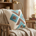 Sand stone Cushion with Filling Included | Premium Cotton Decorative pillow for Sofa,outdoor& Living Room