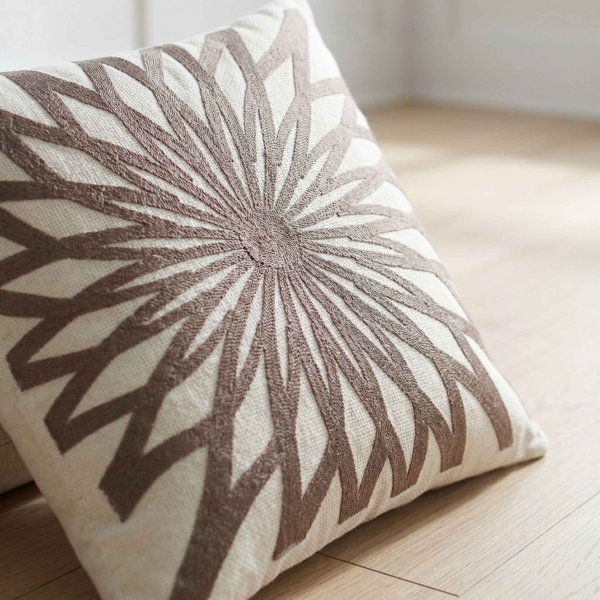 OasisCotton Cushion with Filling Included | Premium Cotton Decorative Pillow for Sofa,outdoor & Living Room