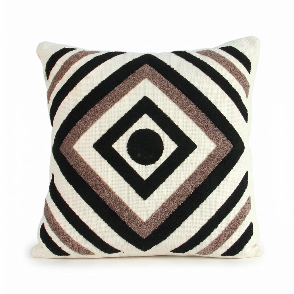 Terra Cushion with Filling Included | Premium Cotton Decorative  Pillow for outdoor,Sofa & Living Room