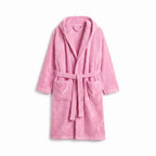 100% Cotton Kids Bathrobe – Soft Hooded Robe for Boys & Girls