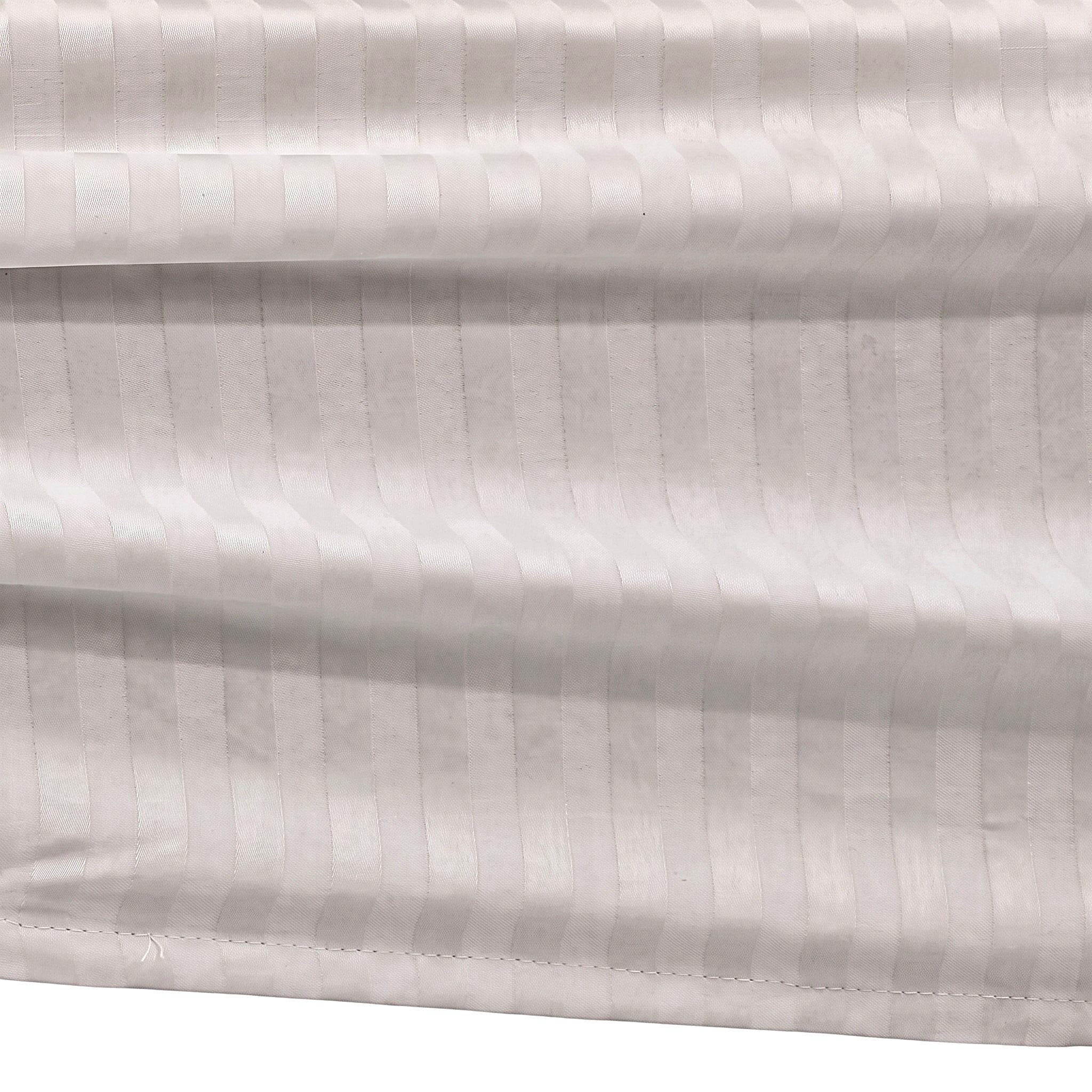 Luxury 500TC Stripes 100% Cotton Fitted Sheet Set, Soft & Breathable Bed Sheets, Deep Pocket Fitted Sheet with Pillowcases (Copy)