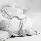Luxury Plain Duvet Cover set –Soft, Breathable & Durable, Hotel-Inspired Comfort (White)
