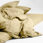 Luxury Plain Duvet Cover set –Soft, Breathable & Durable, Hotel-Inspired Comfort (Beige)