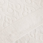Andalus Bath Towel Set, Pack of 5 Pieces , Ultra Soft and Highly Absorbent Towels,(Offwhite)