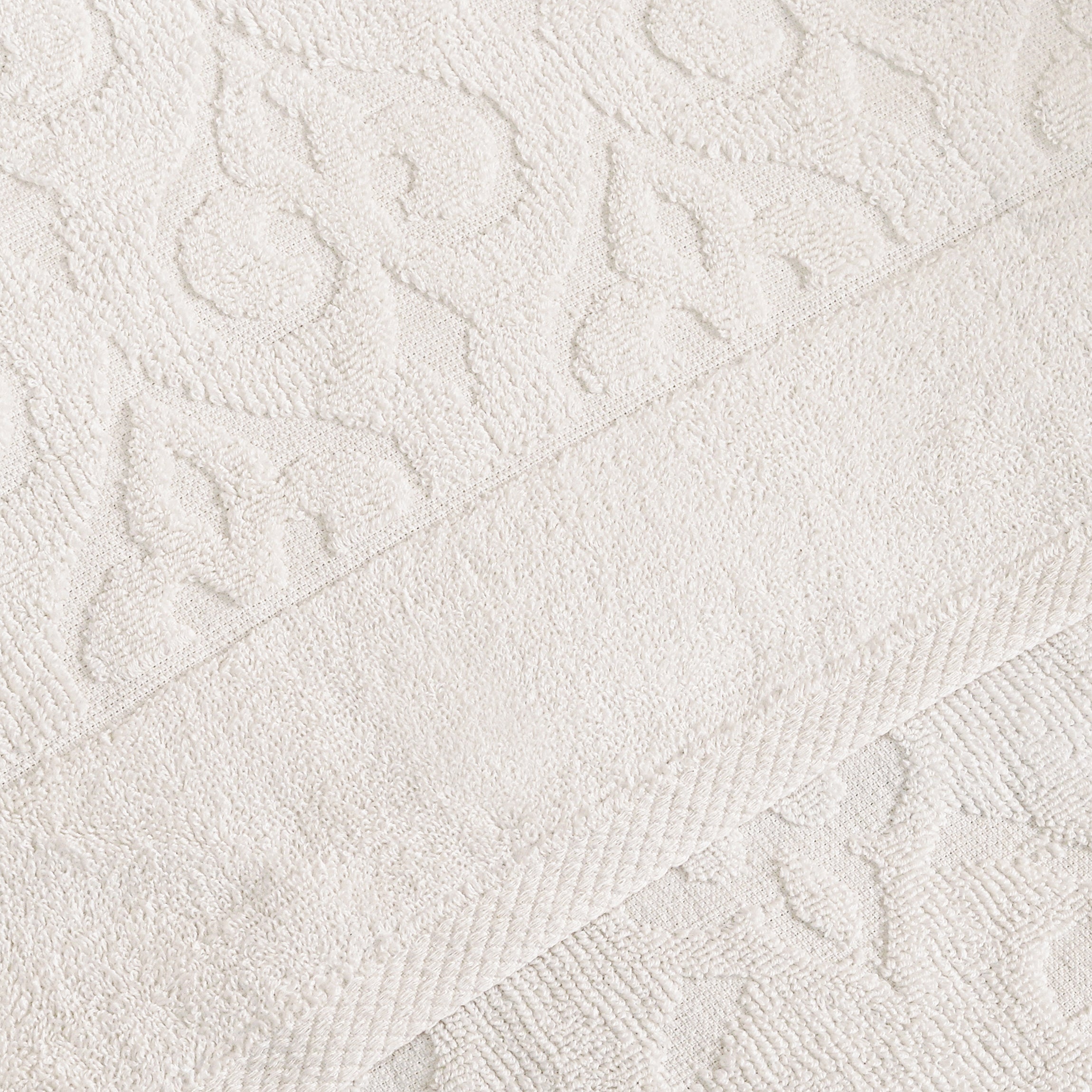 Andalus Bath Towel Set, Pack of 5 Pieces , Ultra Soft and Highly Absorbent Towels,(Offwhite)
