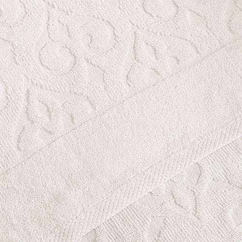Andalus Bath Towel Set, Pack of 5 Pieces , Ultra Soft and Highly Absorbent Towels,(Offwhite)