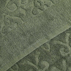 Andalus Bath Towel Set, Pack of 5 Pieces , Ultra Soft and Highly Absorbent Towels,(Olive)