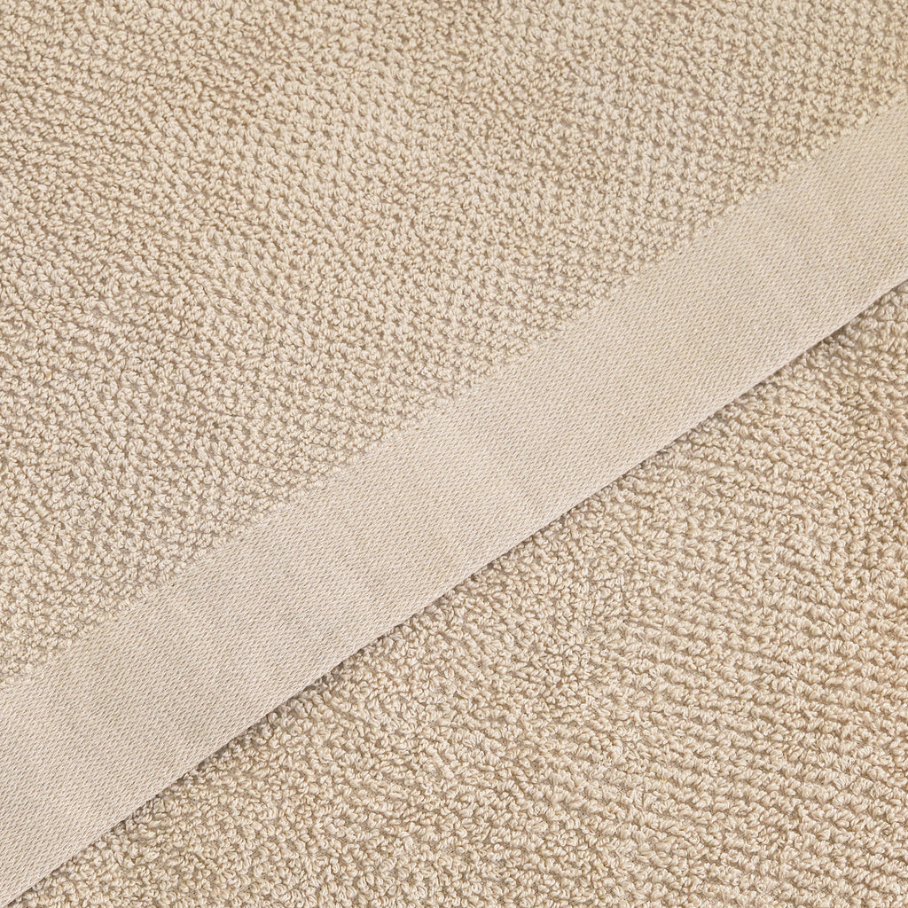 Aura Bath Towel Set, Pack of 4 Pieces , Ultra Soft and Highly Absorbent Towels,(beige)