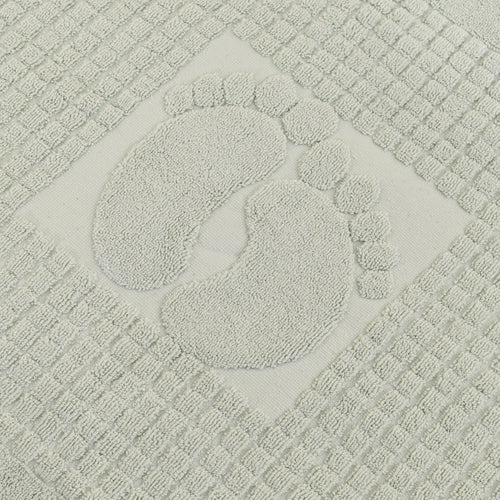 Bath Mat Made from 100% Premium Cotton – Ultra Soft & Highly Absorbent, Fast Quick-Dry,Mint  Color, Large Size 51 × 75 cm