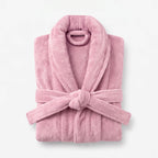 100% cotton Comfort Bathrobe – Ultra-Soft Shawl Collar Robe