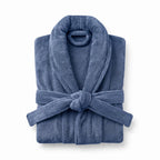 100% cotton Comfort Bathrobe – Ultra-Soft Shawl Collar Robe