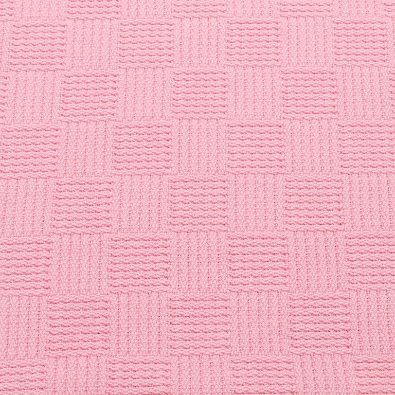 Egyptian cotton Leno throw blanket,ultra-soft & lightweight with an elegant woven design ,king size 255x225 cm , Pink