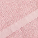 Relax Home Linens Aura Bath Towel Set, 4-piece pack in soft rose pink. Made from 100% Egyptian cotton for ultra-softness and high absorbency.