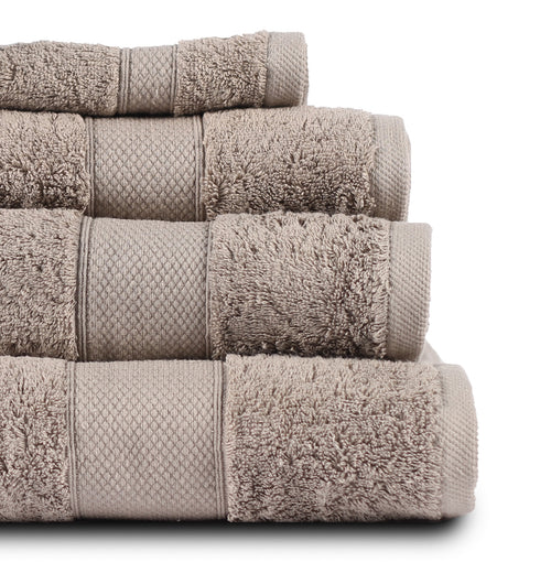 Basic Bath Towel Set, Pack of 5 Pieces  Highly Absorbent , Ideal for Hotel, Spa and Everyday Bathroom Use (Cafe)